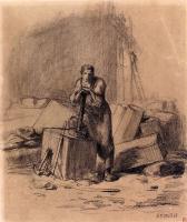 Jean-Francois Millet - Un Tailleur De Pierres